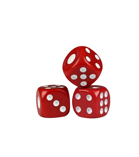 Red Dice - 14mm 